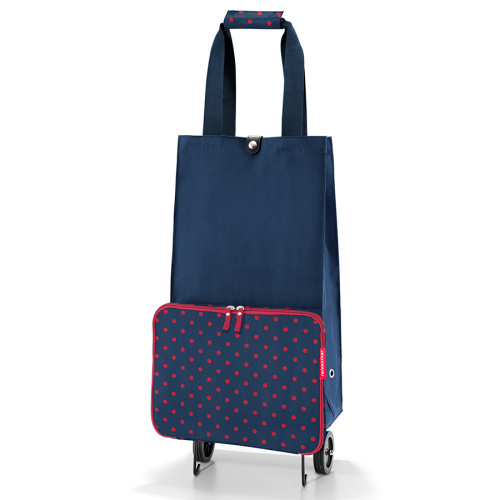 Сумка на колесиках foldabletrolley mixed dots red фото 3