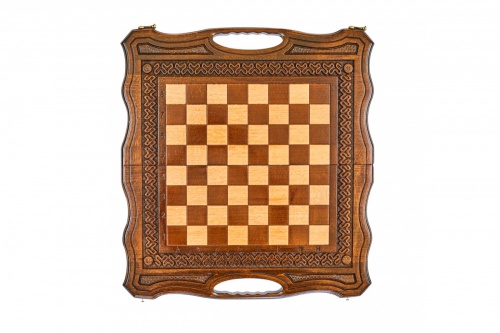 Шахматы + нарды резные Бриз-2 50, Haleyan фото 10