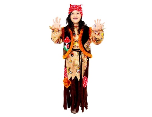 Карнавальный костюм Баба Яга, Батик фото 5