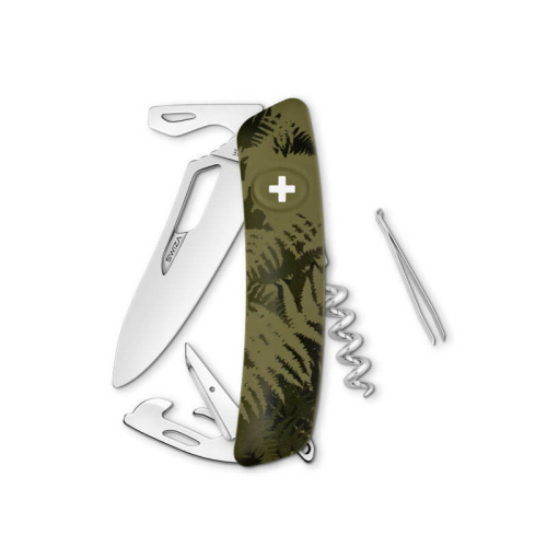 Швейцарский нож SWIZA SH03 R Camouflage, 95 мм, 11 функций