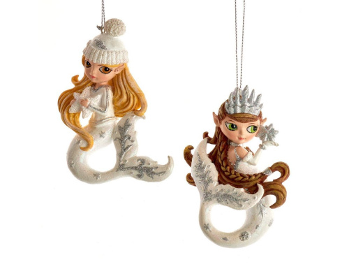Ёлочная игрушка РУСАЛОЧКА СЬЮЗИ, полистоун, 10 см, Kurts Adler фото 2