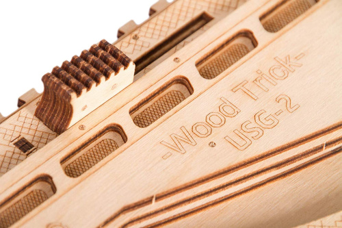 Механическая сборная модель Wood Trick Штурмовая винтовка USG-2 фото 15