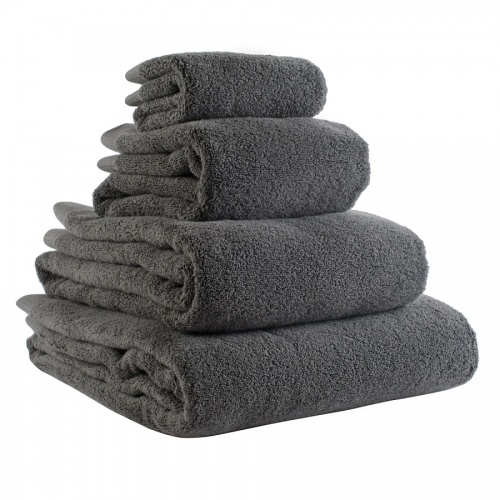 Полотенце для рук темно-серого цвета essential 50х90 фото 4