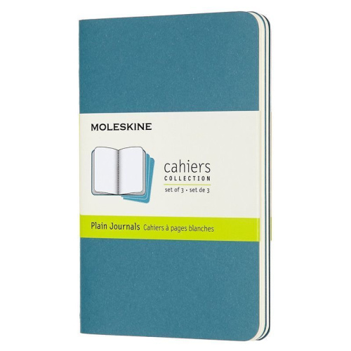 Набор 3 блокнота Moleskine Cahier Journal Pocket, без разлиновки