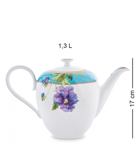 Чайный сервиз "Виола" (Viola Pavone) из 15 предметов, на 6 персон, артикул JK-116 фото 2