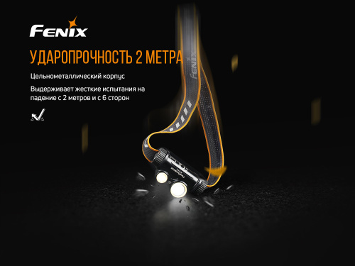 Фонарь светодиодный налобный Fenix HM65R, 1400 лм, аккумулятор фото 6