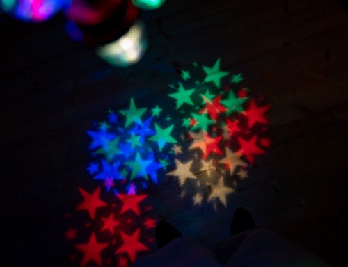 Гирлянда-проектор "Звёздный танец", 6 разноцветных LED-ламп, 2.5+5 м, уличная, Peha Magic фото 3