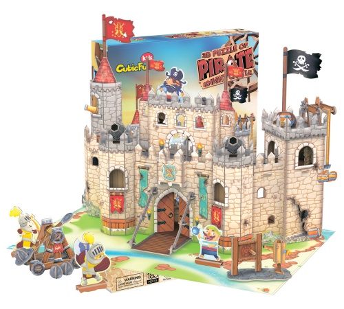 3D пазл CubicFun Замок пиратов, 183 детали