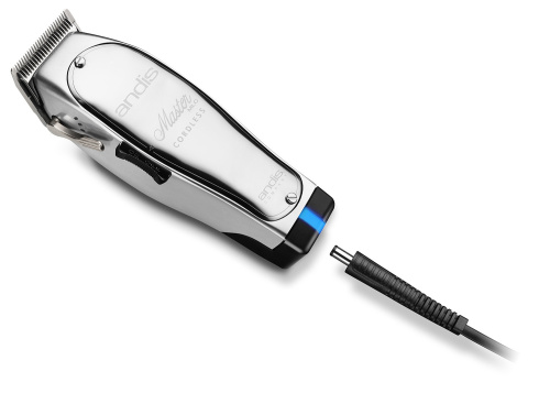 Машинка для стрижки Andis Master Cordless, аккум/сетевая, серебристая фото 3