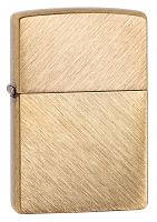 Зажигалка Zippo Classic с покрытием Herringbone Sweep Brass, латунь/сталь, золотистая, матовая, 36x1