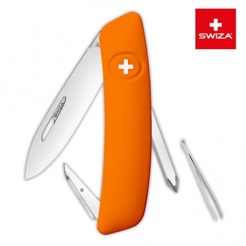 Швейцарский нож SWIZA D02 Standard, 95 мм, 6 функций