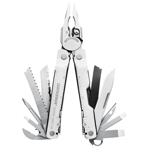 Мультитул Leatherman SuperTool 300, 19 функций, кожаный чехол