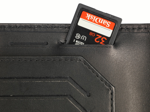 Обложка для паспорта Victorinox Altius Edge Leibnitz с защитой RFID, чёрная, кожа наппа, 11x2x15 см фото 3