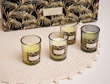 Подарочный набор ароматических свечей LUXURY - TROPICAL PARADISE, 6 см, 4 шт., Koopman International