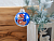 Стеклянный ёлочный шар ЗОДИАК: КОТЁНОК И ЗИМА, синий, 60 мм, Елочка