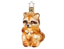 Ёлочная игрушка ЕНОТ, стекло, 9 см, Inge Glas