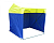 Торговая палатка «Кабриолет» 2,5x2 желто-синий