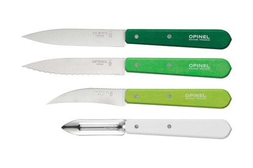 Набор ножей Opinel Les Essentiels Primavera, нержавеющая сталь, (4 шт./уп.), 001709 фото 3