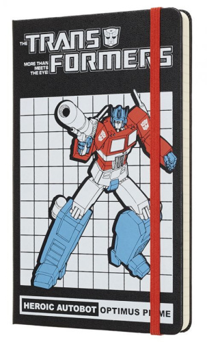 Блокнот Moleskine Transformers LE, цвет черный, в линейку фото 2