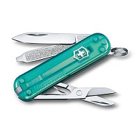 Нож-брелок Victorinox Classic SD Colors, 58 мм, 7 функций, "Tropical Surf"