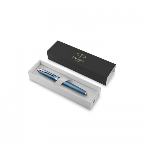 Parker IM Premium - Blue Grey CT, ручка-роллер, F фото 2