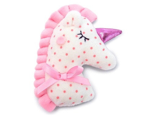 Мягкая игрушка Зайка Ми с розовой подушкой-единорогом 18 см, Budi Basa фото 3