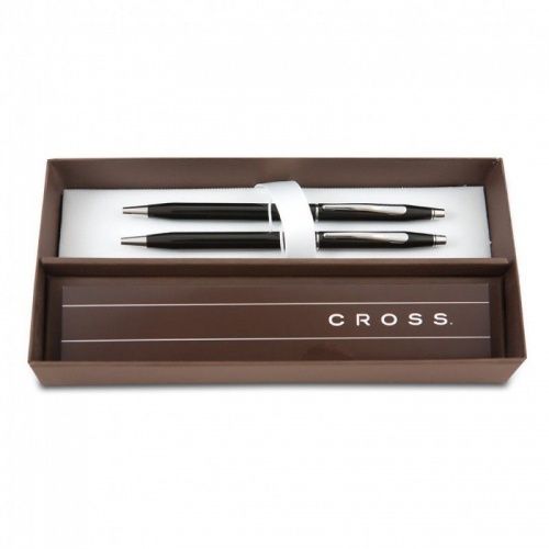 Набор подарочный Cross Сentury Classic - Black Matte GT, шариковая ручка + карандаш фото 2
