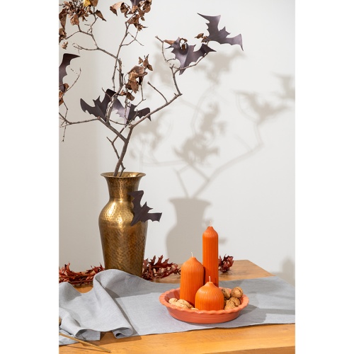Свеча декоративная оранжевого цвета из коллекции edge фото 5