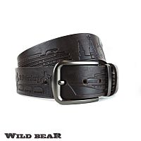 Ремень WILD BEAR RM-049m Dark-Brown