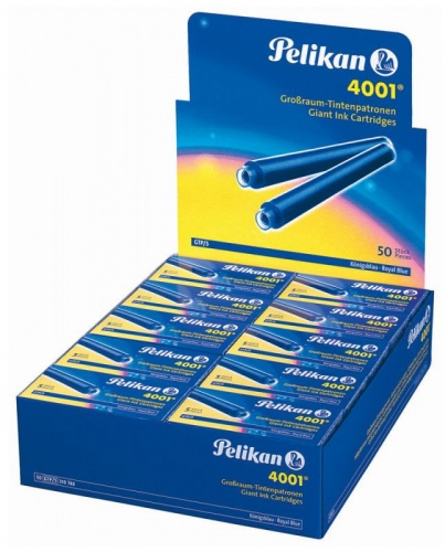 Pelikan INK 4001, Чернила (картридж), Royal Blue, 5 шт в упаковке фото 2