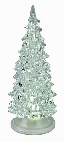 Декоративный светильник "Ёлочка-льдинка" с RGB LED-огнями,19 см, батарейки, Koopman International