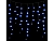 Светодиодная бахрома Laitcom Legoled 3.2*0.9 м, 168 синих LED ламп, черный КАУЧУК, соединяемая, IP54, BEAUTY LED