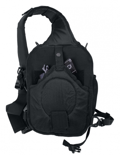 Тактический однолямочный рюкзак Rothco Compact (черный) фото 2