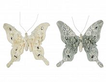 Елочное украшение "Бабочка флорис", 18х18 см, разные модели, Edelman, Noel (Katherine's style)