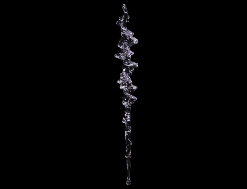 Сосулька "Ледяная причуда", акрил, прозрачная, 26 см, Peha Magic
