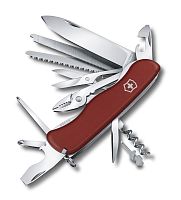 Нож Victorinox WorkChamp 111 мм, 21 функция, красный