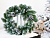Венок ИМПЕРАТОРСКИЙ заснеженный с шишками, хвоя - PVC, 60 см, ЦАРЬ ЕЛКА