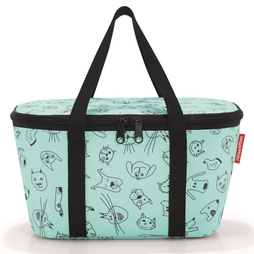 Термосумка детская Coolerbag XS cats and dogs mint фото 4