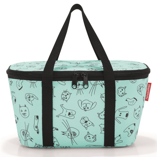 Термосумка детская Coolerbag XS cats and dogs mint фото 3