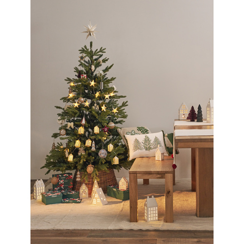 Подушка декоративная с вышивкой christmas tree из коллекции new year essential, 30х45 см фото 10