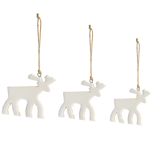 Набор елочных украшений santa reindeers из коллекции new year essential, 3 шт.