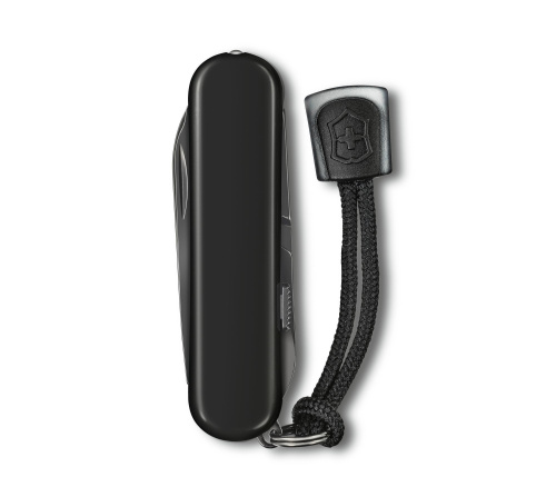 Нож-брелок Victorinox Classic Signature Lite, 58 мм, 7 функций, черный фото 5