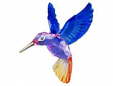Ёлочное украшение "Хрустальная колибри", акрил, разноцветный, 13 см, Forest Market