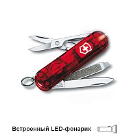 Нож-брелок Victorinox Classic SwissLite, 58 мм, 7 функций,, 0.6228.T2