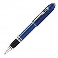 Cross Selectip Peerless - Translucent Quartz Blue Engraved Lacquer, ручка-роллер, M