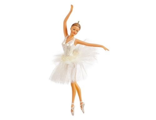 Ёлочная игрушка АКАДЕМИЯ БАЛЕТА (балерина с поднятой рукой), полистоун, 19 см, Goodwill