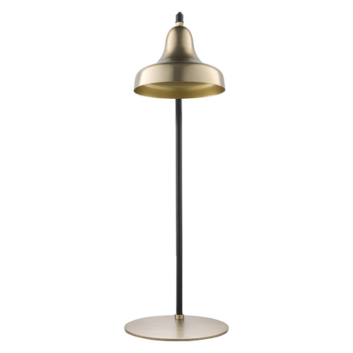 Лампа настольная enkel sand, D20х60 см, золотистая/черная фото 6
