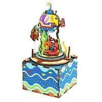 Деревянный 3D конструктор - музыкальная шкатулка Robotime &quot;Под водой&quot;