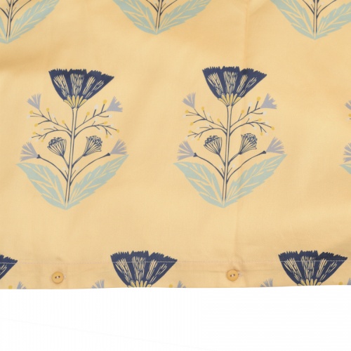 Комплект постельного белья полутораспальный из сатина с принтом "Летний цветок" из коллекции essenti фото 9