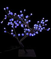 Светодиодное мини дерево Бонсай "Шарики", 60 см, 96 синих LED ламп, 24V, BEAUTY LED